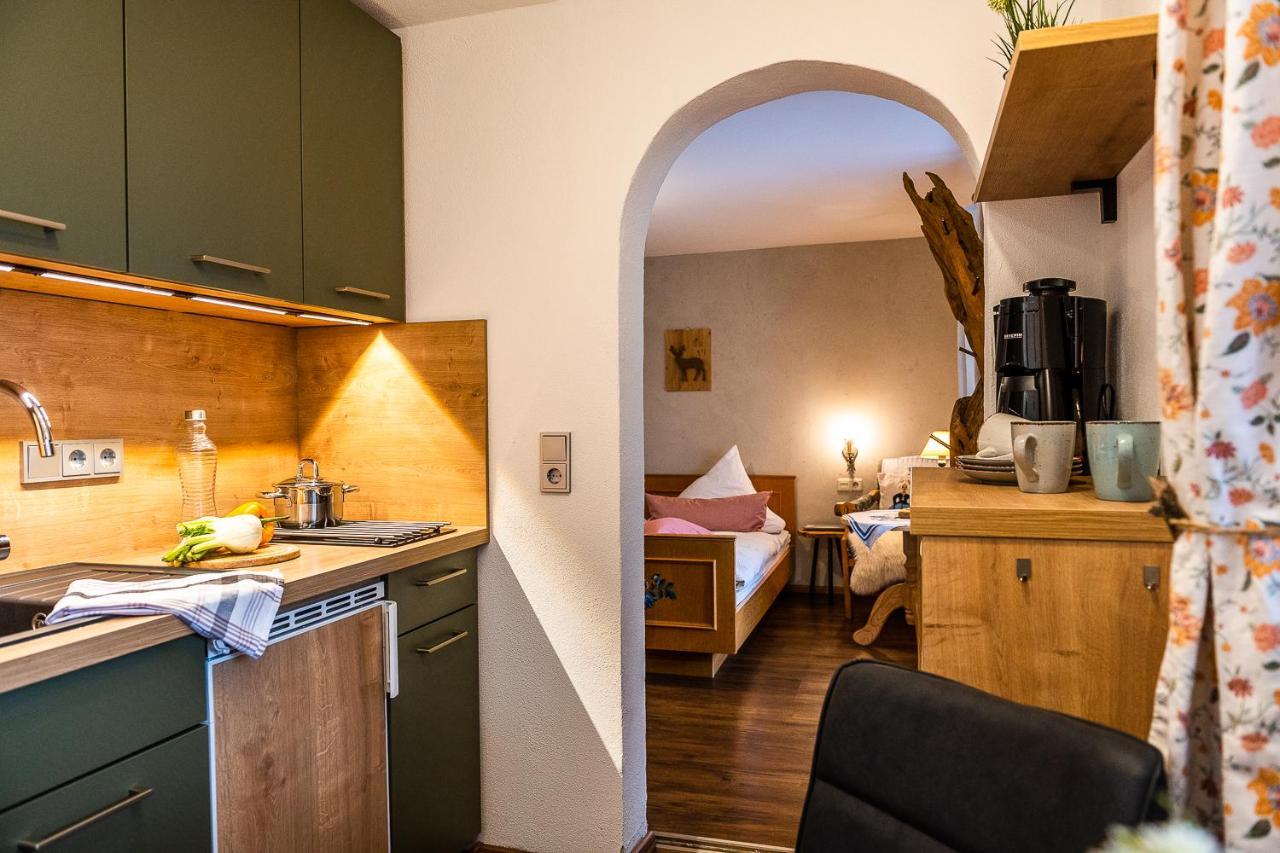 Ferienwohnung Bergfrieden 克伦 外观 照片