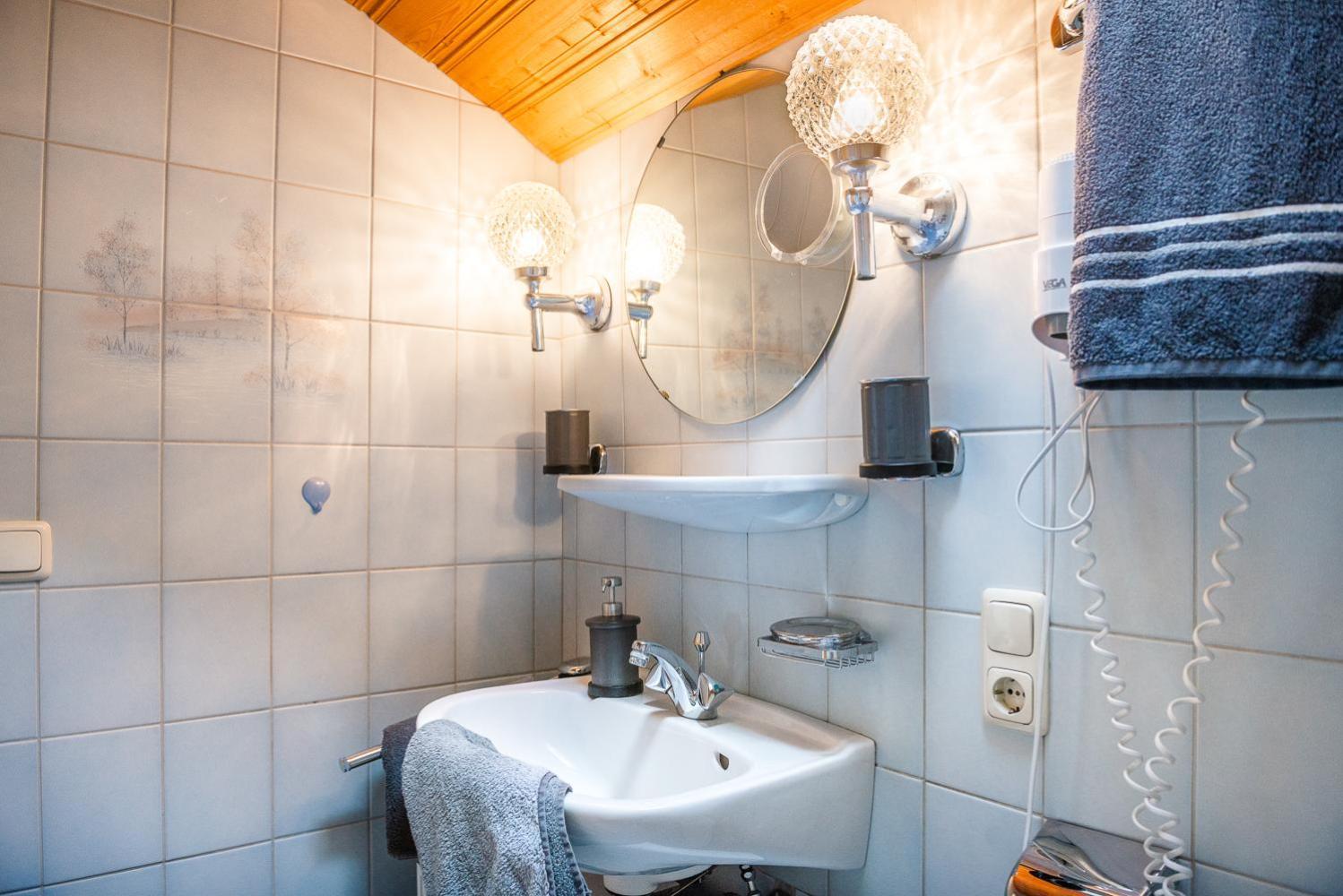 Ferienwohnung Bergfrieden 克伦 客房 照片